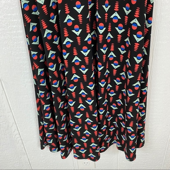 NEW LuLaRoe Geometric Print Maxi Skirt XXS - Picture 8 of 12